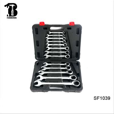 13pcs ratchet ring spanner set