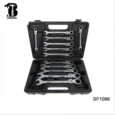 12pcs Combination Ratchet Wrench Set